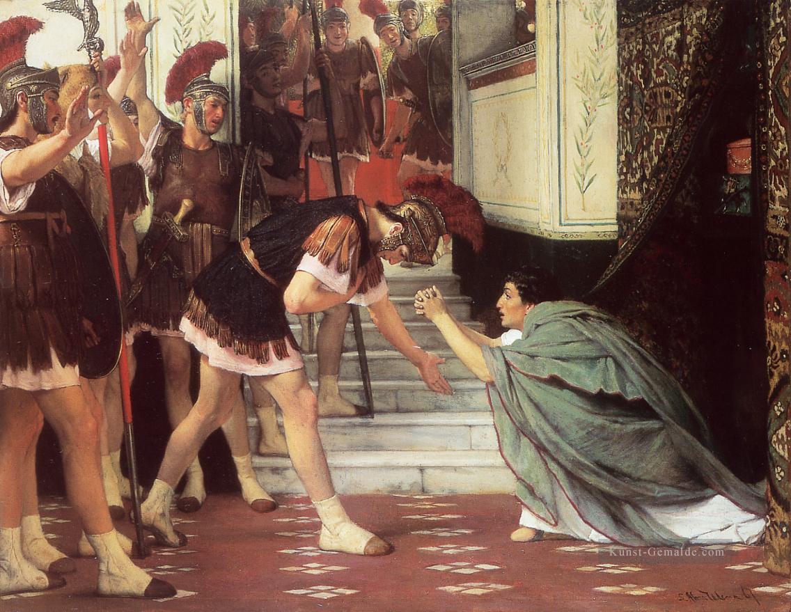 Proklamiere Claudius Kaiser Sir Lawrence Alma Tadema romantische Ölgemälde
